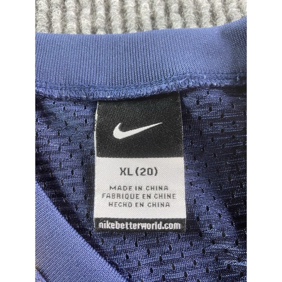 West Virginia Mountaineers Jersey Boy Youth Extra Large Blue Nike Y2K Team Issue - Picture 8 of 16